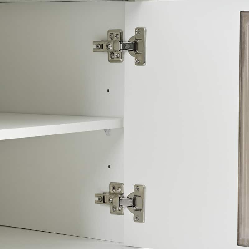 Media Console TV Stand with Adjustable Shelves
