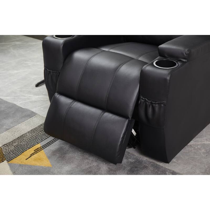 Power Lift Recliner Chair PU Leather for Elderly