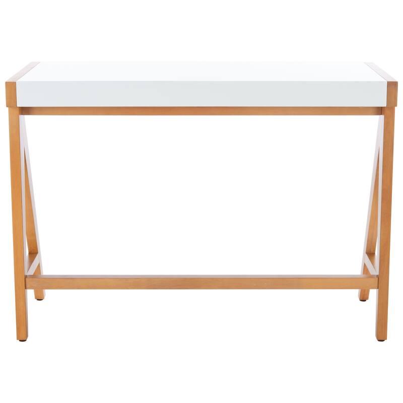 SAFAVIEH Facunda Mahogany Wood Writing Desk