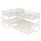 preview thumbnail 33 of 40, Wonderful Design Twin L-Shaped Bunk bed with Trundle