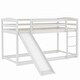 preview thumbnail 5 of 9, Twin over Twin Bunk Bed with Convertible Slide and Ladder