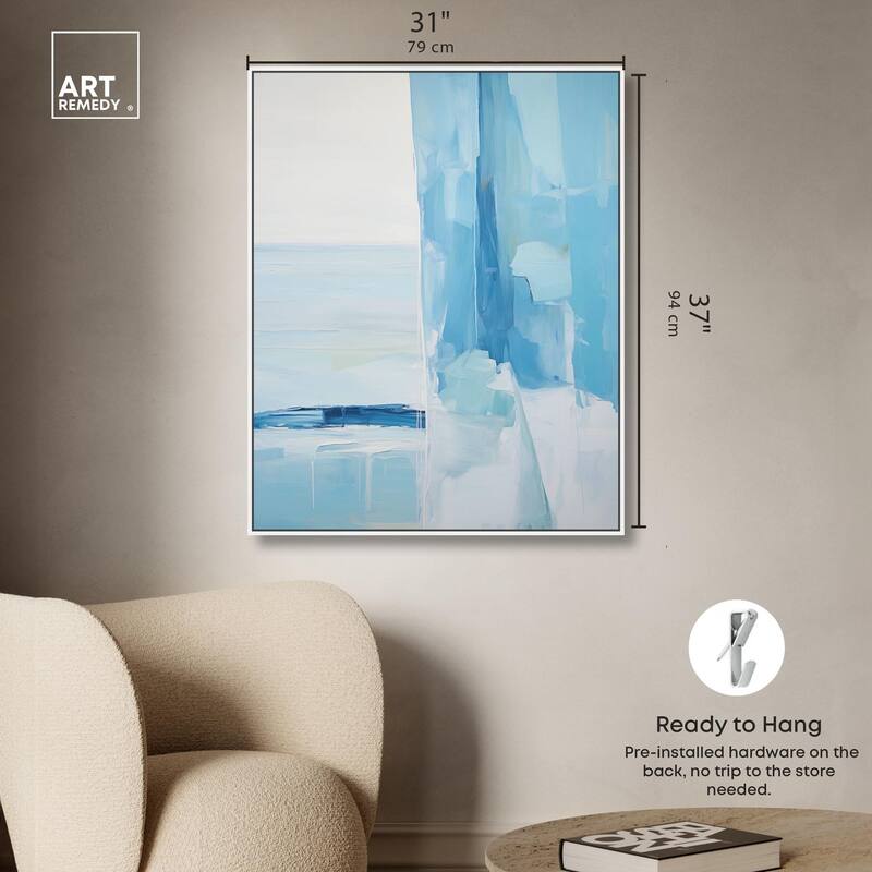 Seraphic Blues I Canvas by Art Remedy