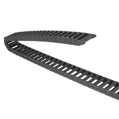 Drag Chain Cable Carrier Open Type with End Connectors 10X30mm 1 Meter Plastic - 10mmX30mm