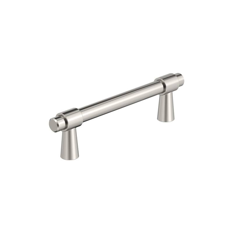 Amerock Destine Cabinet or Furniture Pull - 3-3/4 in (96 mm) Center-to-Center - Polished Nickel
