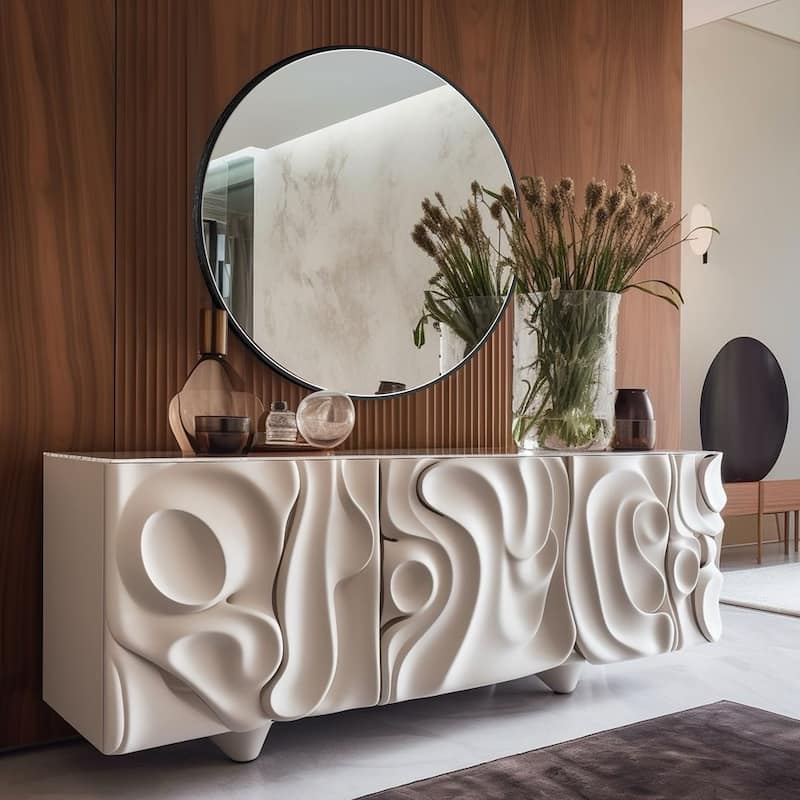 Round Wall Mirror Bathroom Vanity Mirror