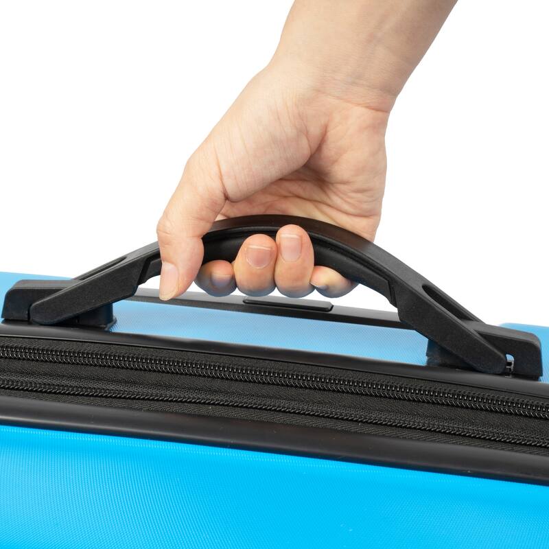 Antique Navy Blue Rolling Luggage Quiet Spinner Wheels Luggage with TSA Lock Travel Suitcase