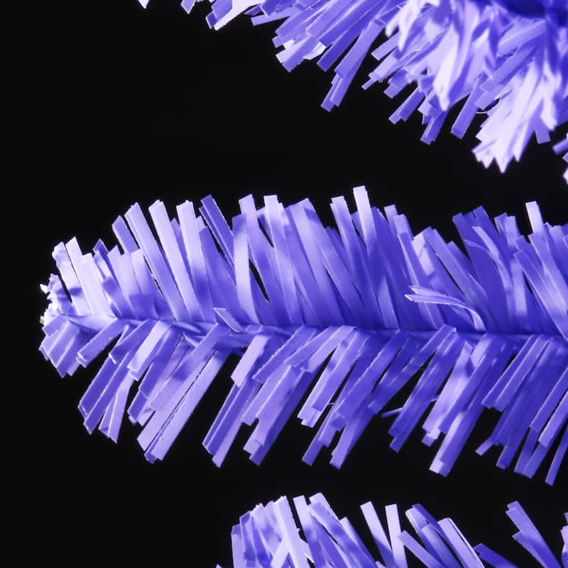 National Tree Company 7.5 ft. Lavender Color Slim Tree Decoration - 7.5 Foot