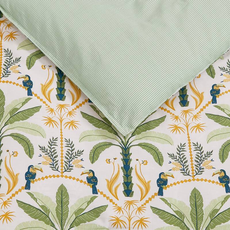 Tommy Bahama Mystic Palms Cotton Green Comforter Set