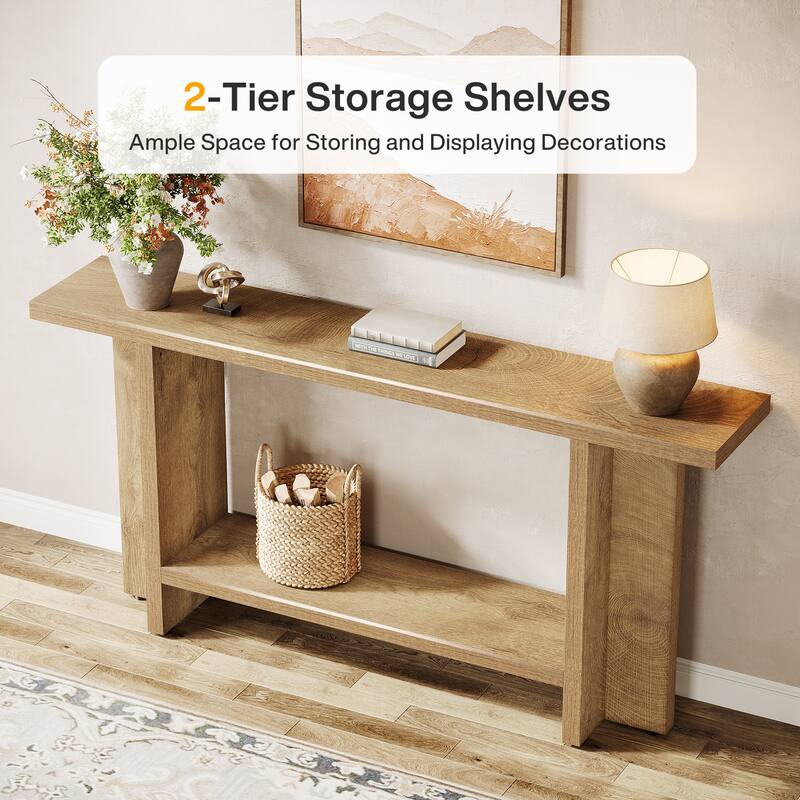 59-inch Farmhouse Entryway/Console Table