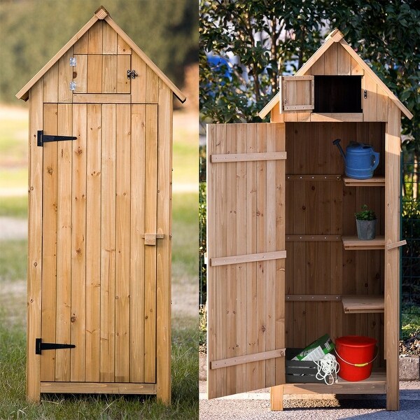 shop fir wood arrow shed w/ single door wooden garden shed