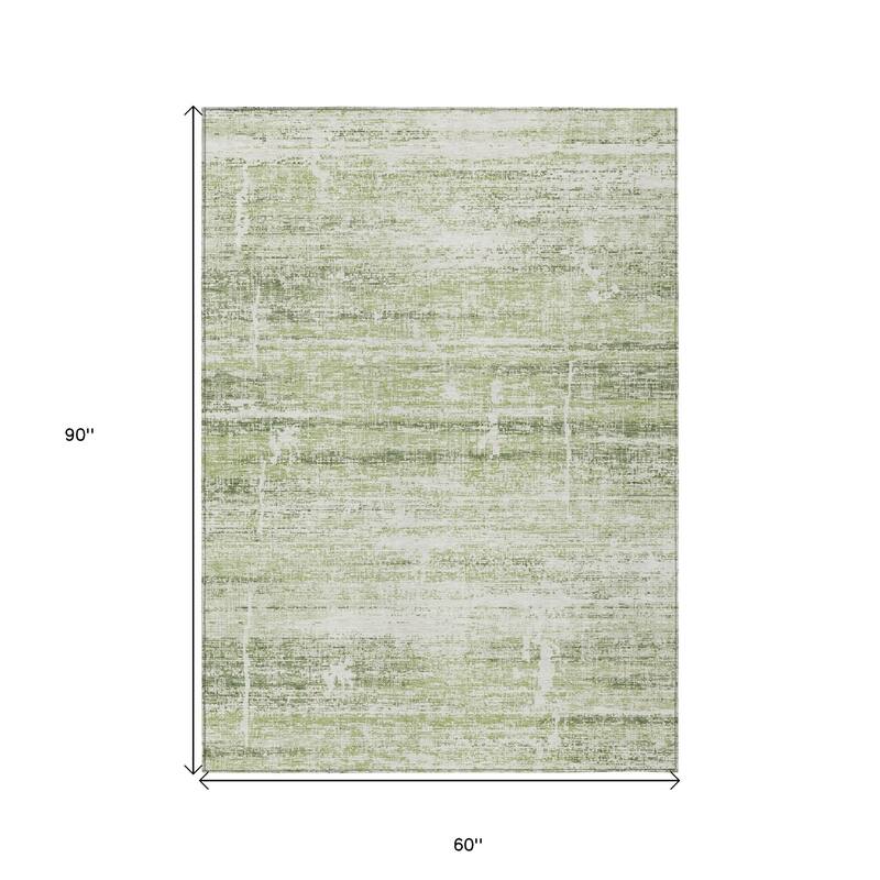 HomeRoots Abstract Transitional Rectangle Outdoor Rug