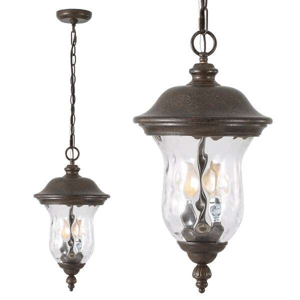 Weatherproof pendant light top
