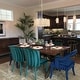 preview thumbnail 17 of 30, Tifany Modern Gold 4-Light Drum Chandelier Colored Glass Lights for Kitchen Island Bedroom
