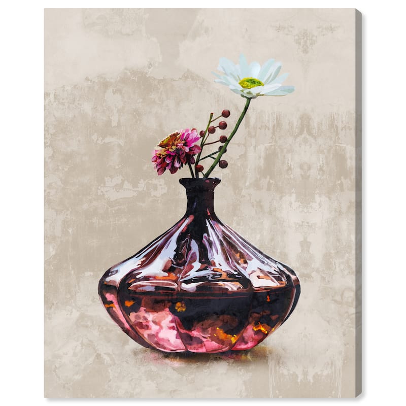 Wynwood Studio Canvas Floral and Botanical Contemporary Perfume Floral Wall Art Canvas Print