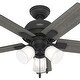 preview thumbnail 5 of 9, Hunter 44" Crystal Peak Ceiling Fan with LED Light Kit and Pull Chain, Casual, Transitional