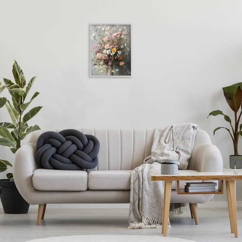 Stupell Overflowing Spring Flowers Framed Giclee Art Design By Franklyn Gregory