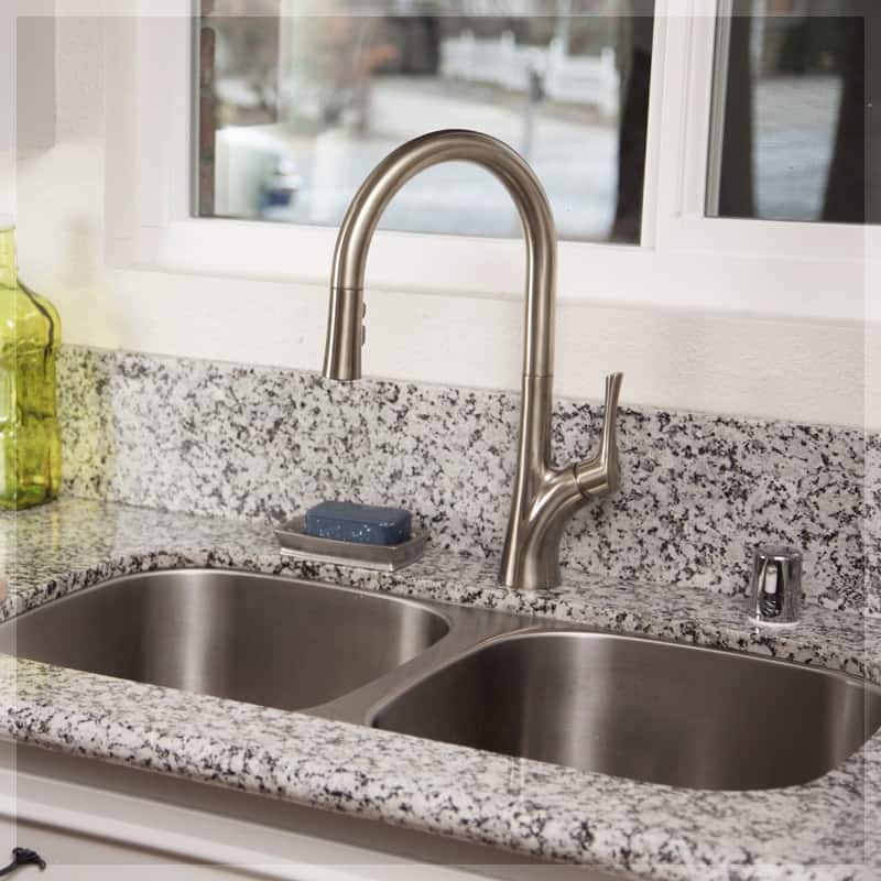 Miseno MSS3218C5050 32" Undermount Double Basin Stainless Steel