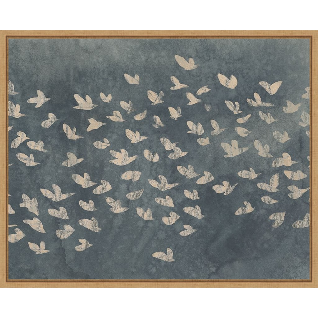 Watermark Flock No. 1 by June Erica Vess (28 x 23 in.), Framed Canvas Wall Art Print