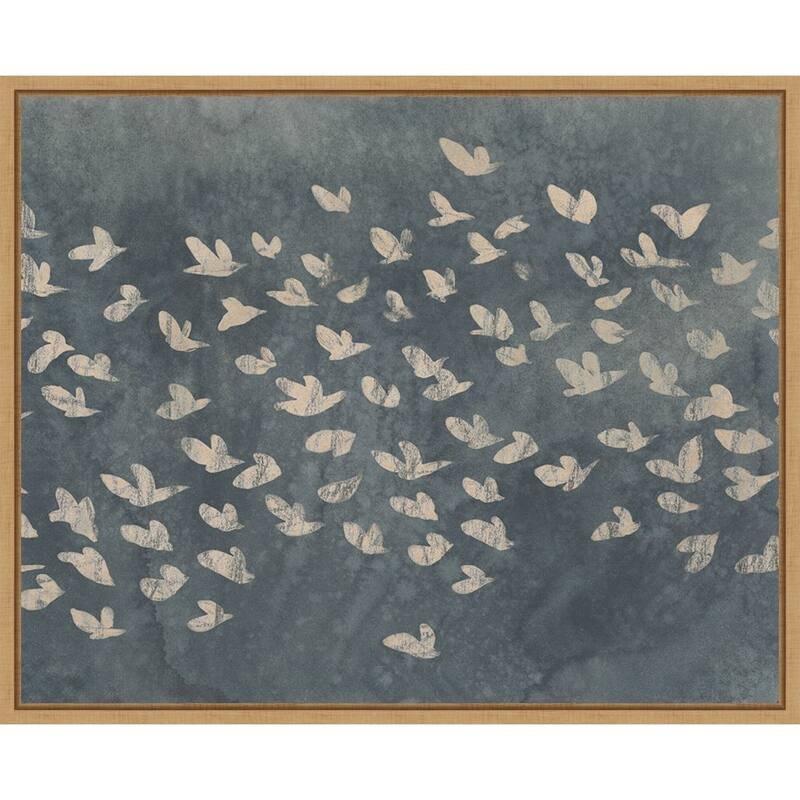 Watermark Flock No. 1 by June Erica Vess (28 x 23 in.), Framed Canvas Wall Art Print