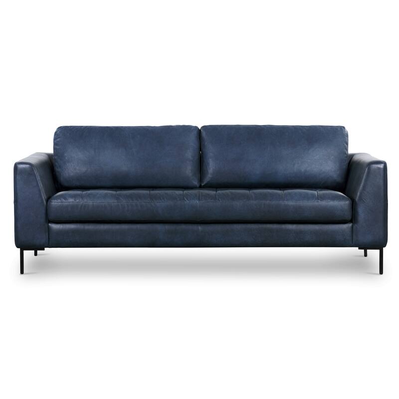 Poly & Bark Calle 90" Sofa - Full Grain Genuine Italian Leather