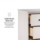 preview thumbnail 6 of 62, Walker Edison Bullrushes 6-Drawer Solid Wood Dresser