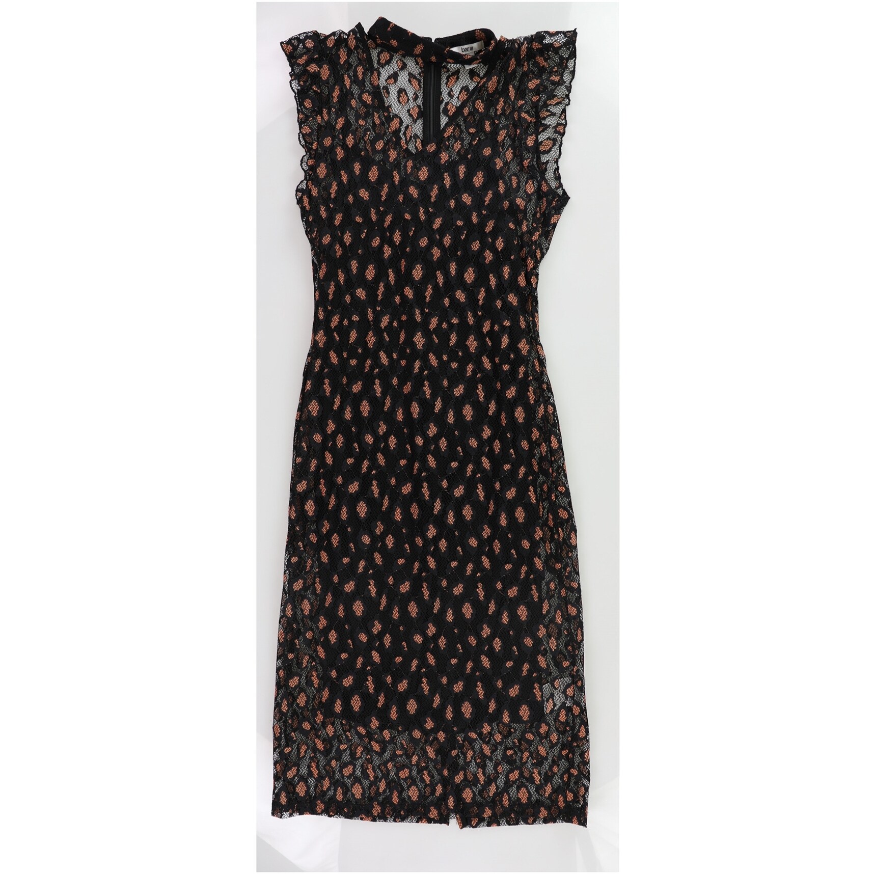 knee length dresses for ladies VISIONS LACE TRIM LS MAXI DRESS | EBONY | THIRD FORM | Women's Fashion on  Sale | Shop Now — THIRD FORM main image 1