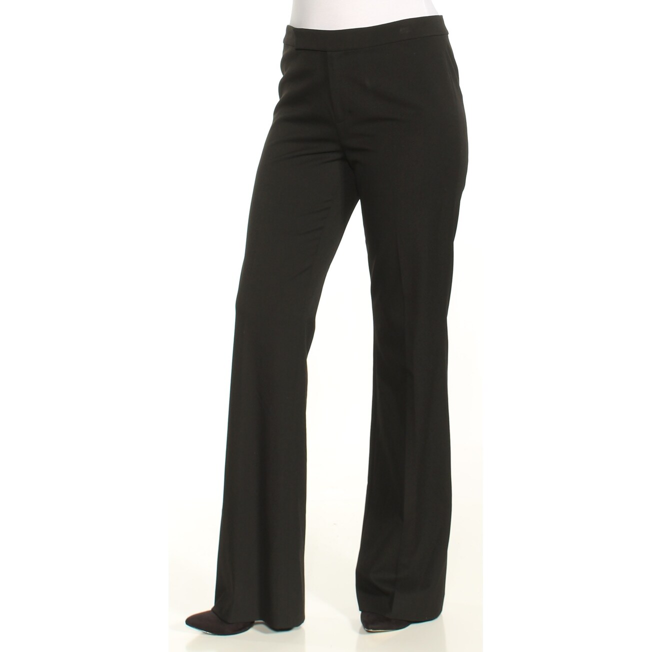 black flare work pants