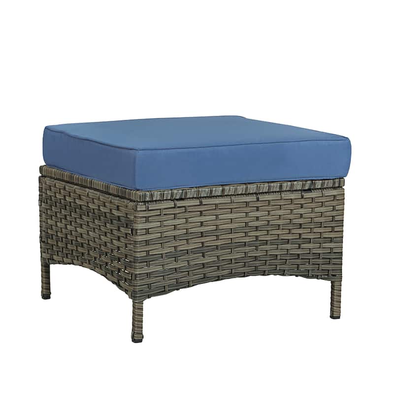 5 Pieces Outdoor Rattan Patio Furniture Set