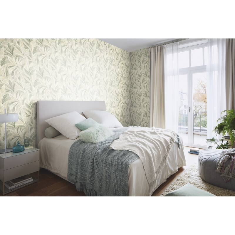 Rasch Rennie Moss Leaves Wallpaper