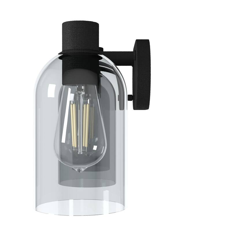 Hunter Lochemeade 3-Light Vanity Wall Light, Damp-rated - Bathroom, Laundry - Modern Farmhouse, Contemporary, Industrial