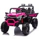 preview thumbnail 44 of 55, 24V 400W Kids Ride On Electric UTV W/Parents Remote Control,Four-Wheel Suspension,LED Lights,Portable Handle