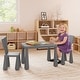 preview thumbnail 2 of 8, Gymax Kids Table & 2 Chairs Set Toddler Activity Play Dining Study