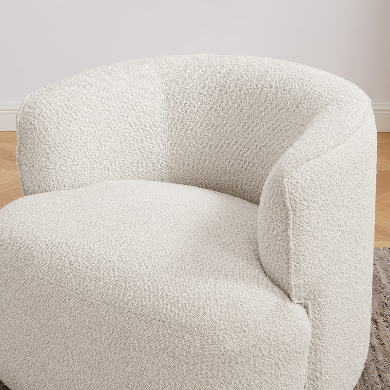 Art Leon Swivel Accent Barrel Chairs