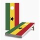 preview thumbnail 1 of 5, Ghanaian Flag Cornhole Game (Choose Wraps or Boards) 2x4 Boards (24" x 48") - Include ALL Accessories