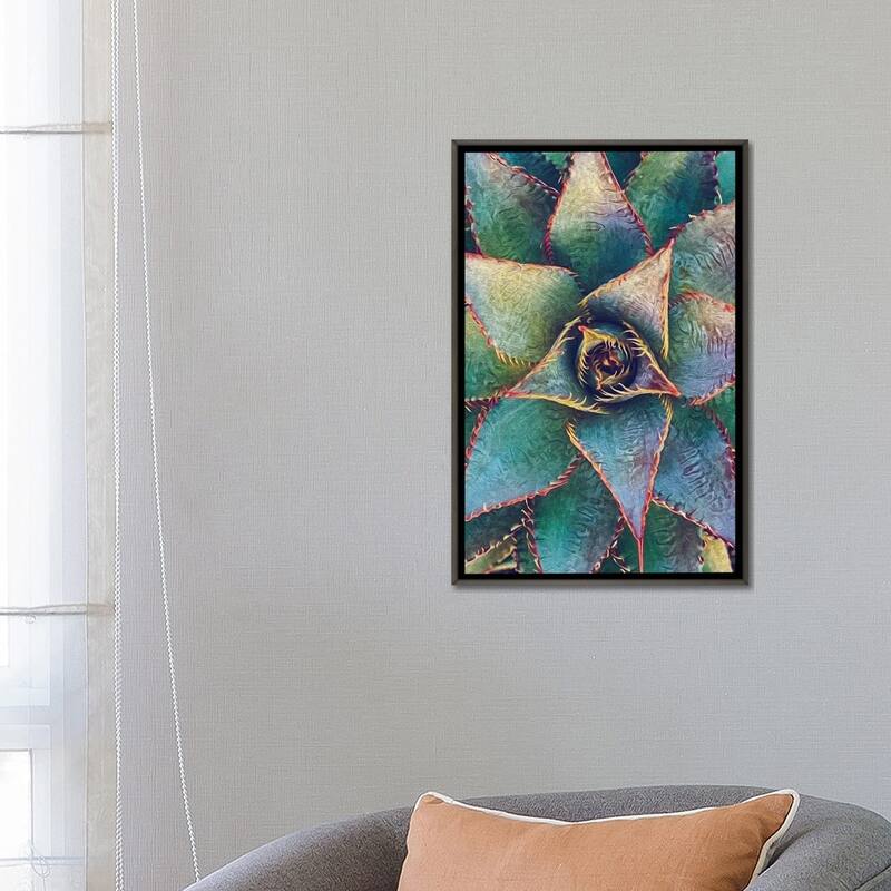 iCanvas "Mexican Agave" by Ievgeniia Bidiuk Framed