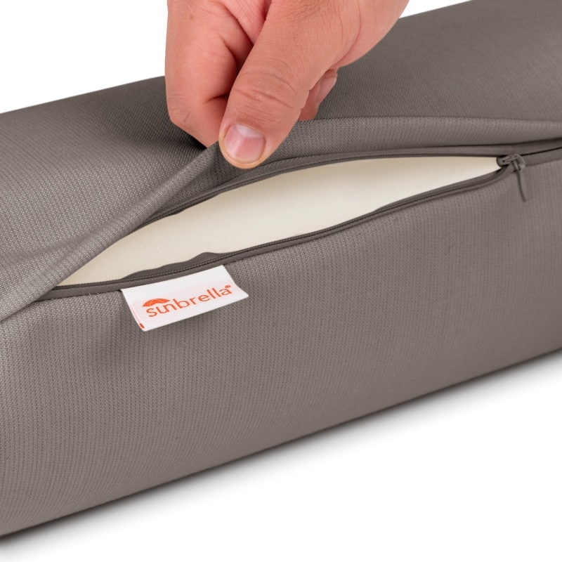 Austin Horn Classics Sunbrella Zippered Neck Roll Bolster (set of 2)
