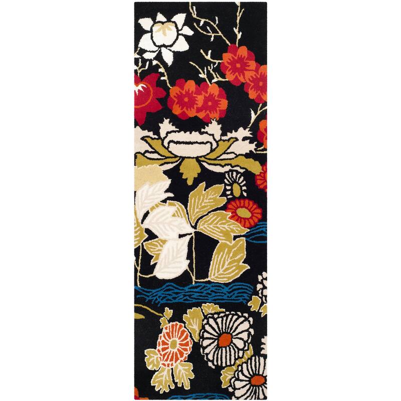 SAFAVIEH Handmade Bella Nurit Modern Floral Wool Rug