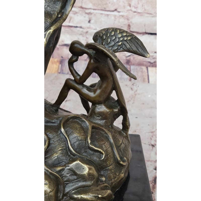 Surreal Melting Clock Bronze – Salvador Dalí Nobility Of Time Sculpture
