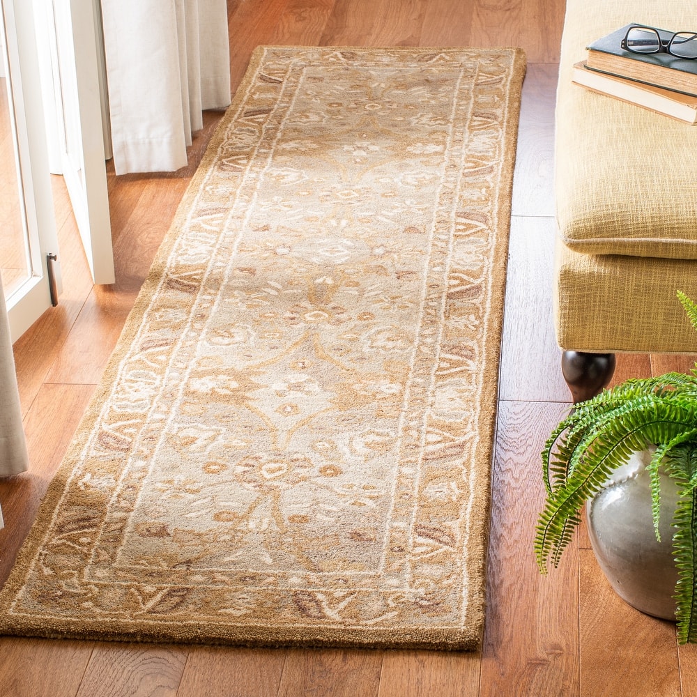 SAFAVIEH Handmade Anatolia Katja Traditional Oriental Hand-spun Wool Rug