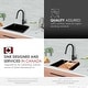 preview thumbnail 34 of 52, STYLISH 22 inch Composite Granite Dual Mount Kitchen Sink - 22" x 17.5" x 8.25"