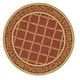 preview thumbnail 26 of 105, SAFAVIEH Handmade Chelsea Kimber Trellis French Country Wool Rug 5'6" Round - Rust/Gold - Round