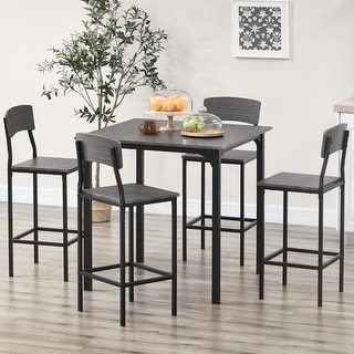 Bar height game best sale table and chairs