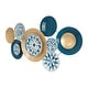 preview thumbnail 3 of 4, Lorelai Modern Abstract Plate Metal Wall Art - 24"H x 45"W x 2.25"D