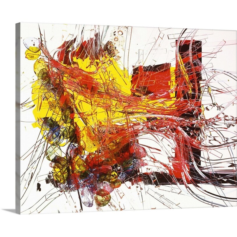 Shop Abstract Background Acrylic Object White Background Canvas Wall Art Overstock 16376407