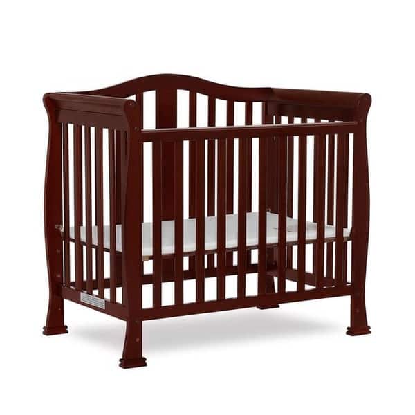slide 2 of 14, Dream On Me Naples 4-in-1 Convertible Mini Crib Espresso
