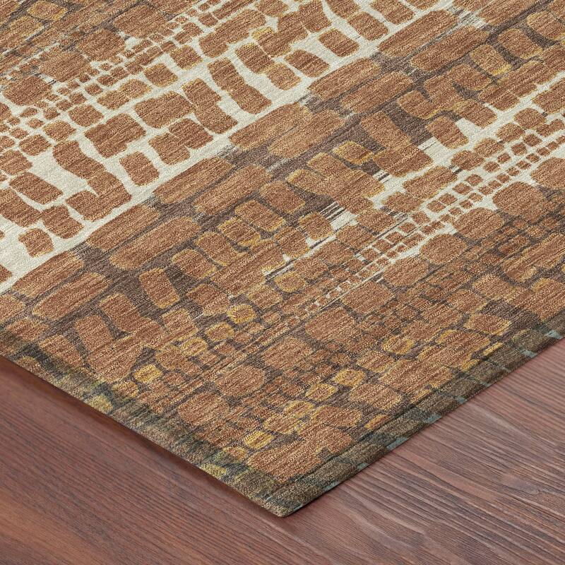 Machine Washable Indoor/ Outdoor Modern Winfield Chantille Rug