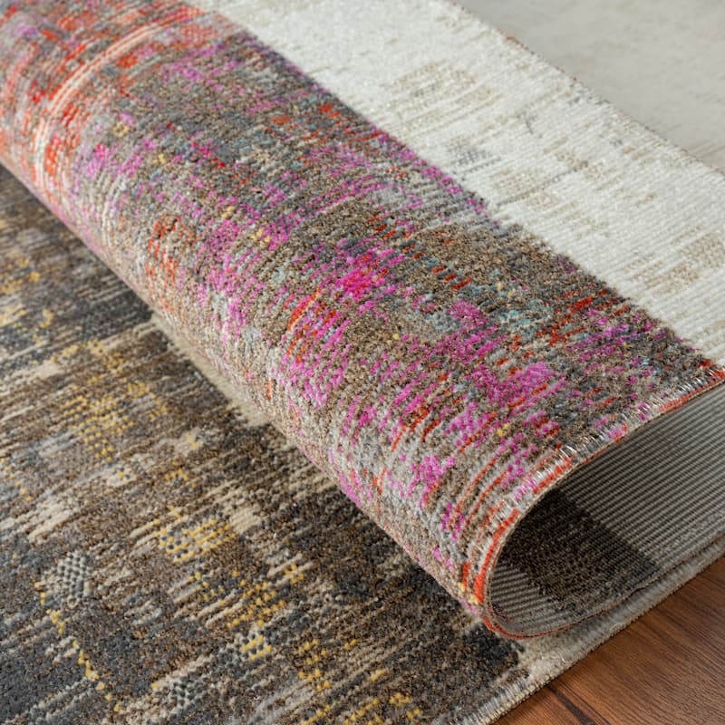 N Natori 24-Seven Outdoor/Indoor Modern Geometric Area Rug