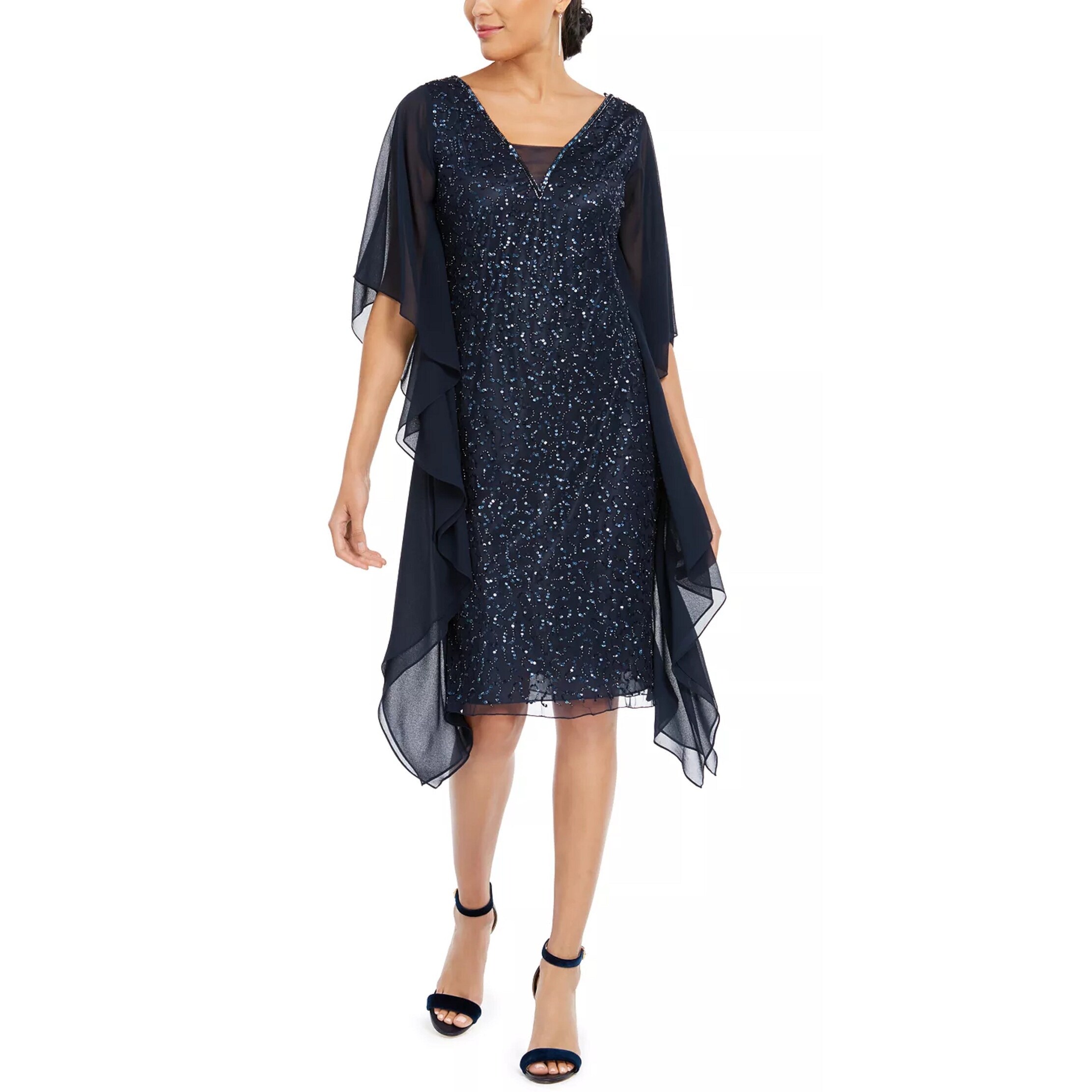 jkara cocktail dresses J Kara Dresses | Jkara Beaded Chiffon Wine Dress Mother Of The Bride Regular Size 6 Elegant Gown | Color: Purple | Size: 6