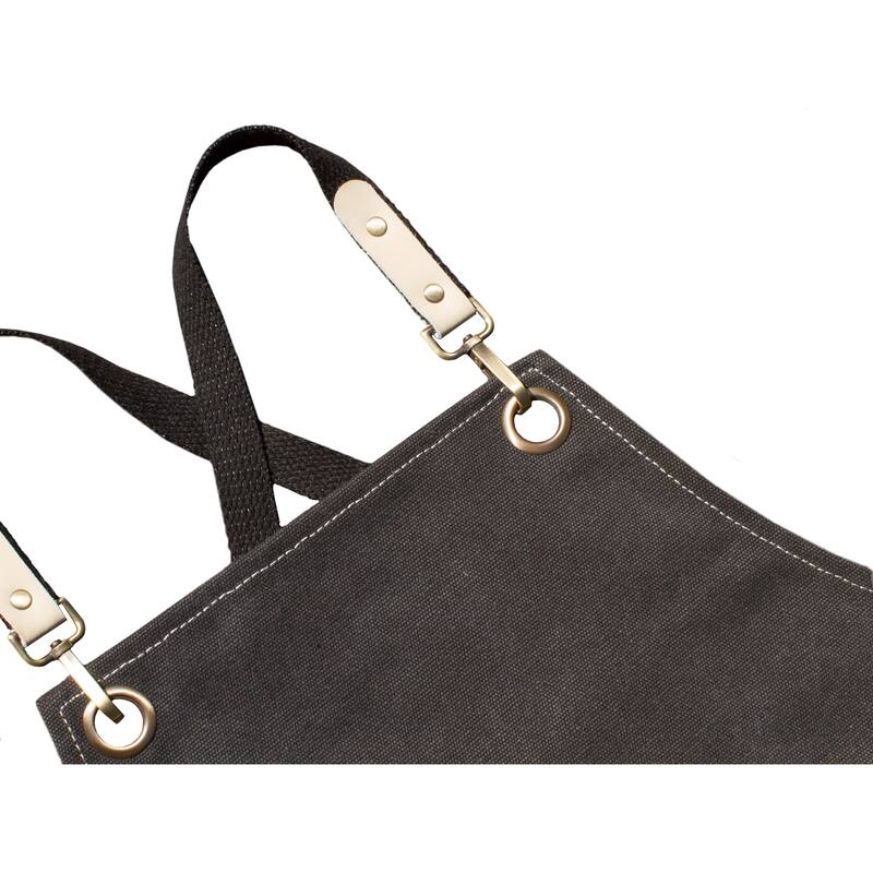 Canvas Apron for Crafting Woodwork Bartending Kitchen Grill BBQ
