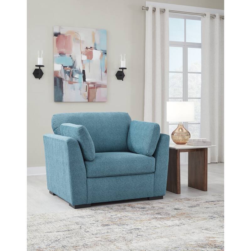 Signature Design by Ashley Keerwick Blue Oversized Chair - 48" W x 41" D x 39" H